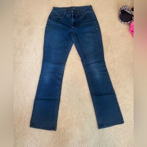 LOFT Dark Blue Flare Jeans